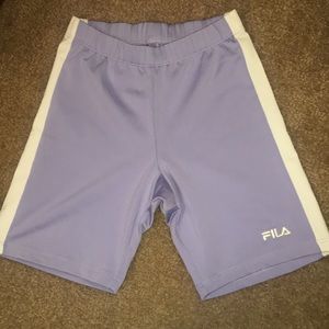 Purple FILA shorts (OS)